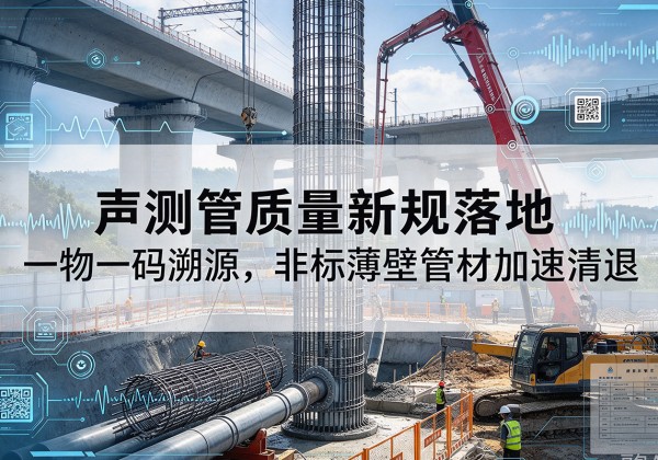 元阳声测管质量新规落地，一物一码溯源，非标薄壁管材加速清退